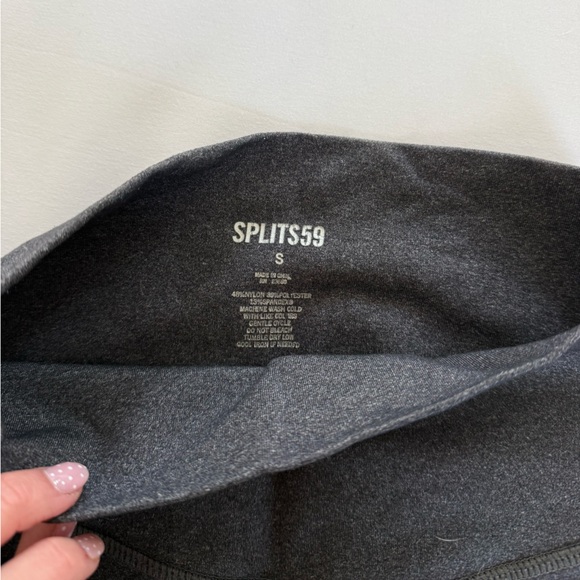Splits59 Charcoal Heather Yoga Pants - Picture 2 of 2